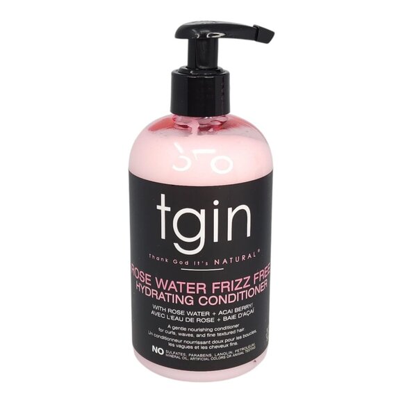 Tgin Rose Water Frizz Free Hydrating Conditioner 2 pk 13oz Rose Water - Picture 7 of 9